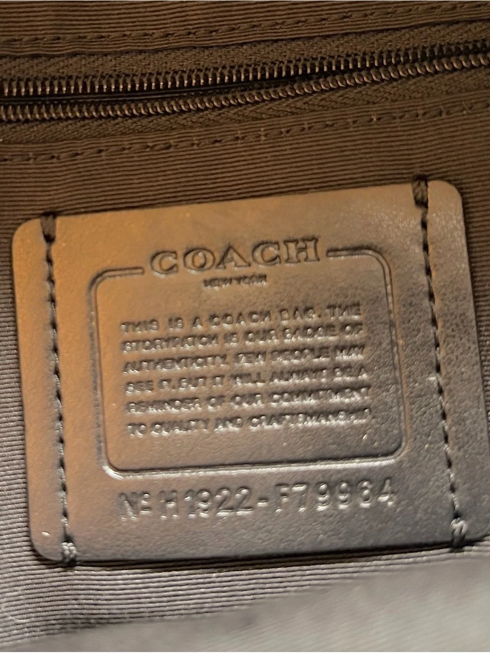 Coach check out